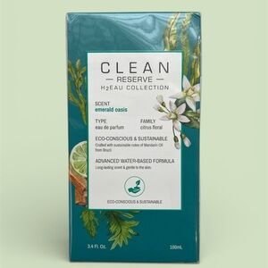 Clean Reserve H2Eau EMERALD OASIS Eau de Parfum EDP 3.4oz / 100ml Spray